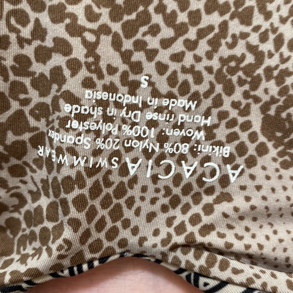 ACACIA SWIMWEAR TEAHUPO'O POLYNESIA ONE PIECE SWIMSUIT SMALL - Picture 9 of 15